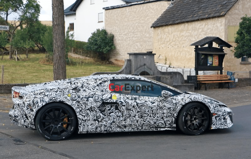 Lamborghini Huracan Successor Spotted in Camouflaged Design