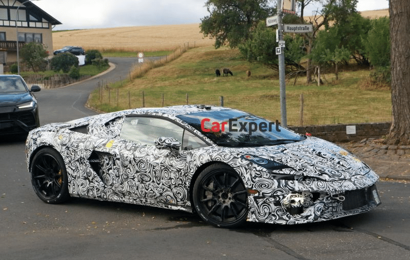 Lamborghini Huracan Successor Spotted in Camouflaged Design