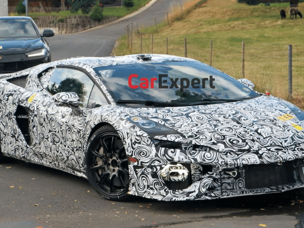 Lamborghini Huracan Successor Spotted in Camouflaged Design