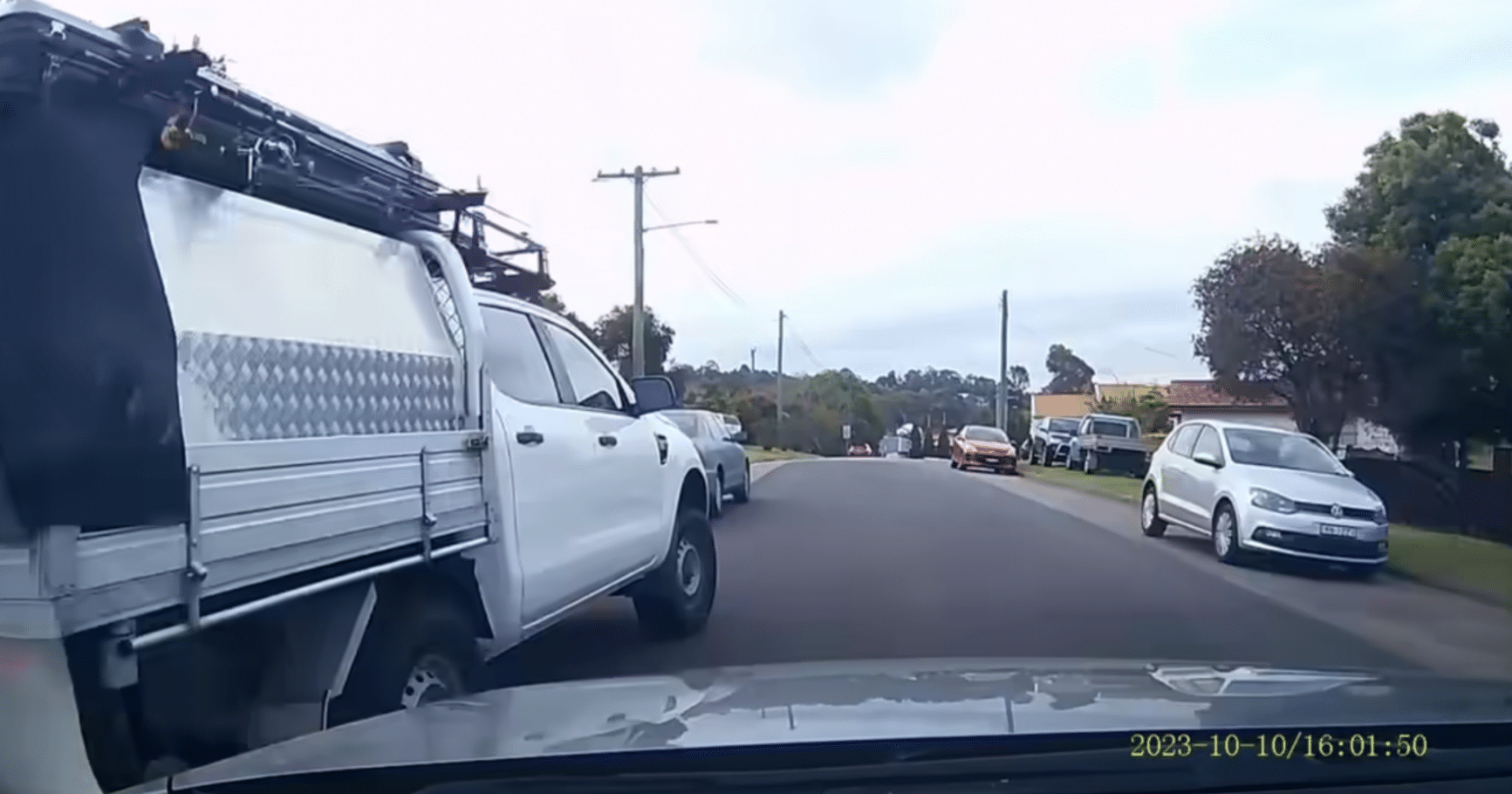 Shocking Collision in New South Wales: Car Flips Over in Dashcam Footage