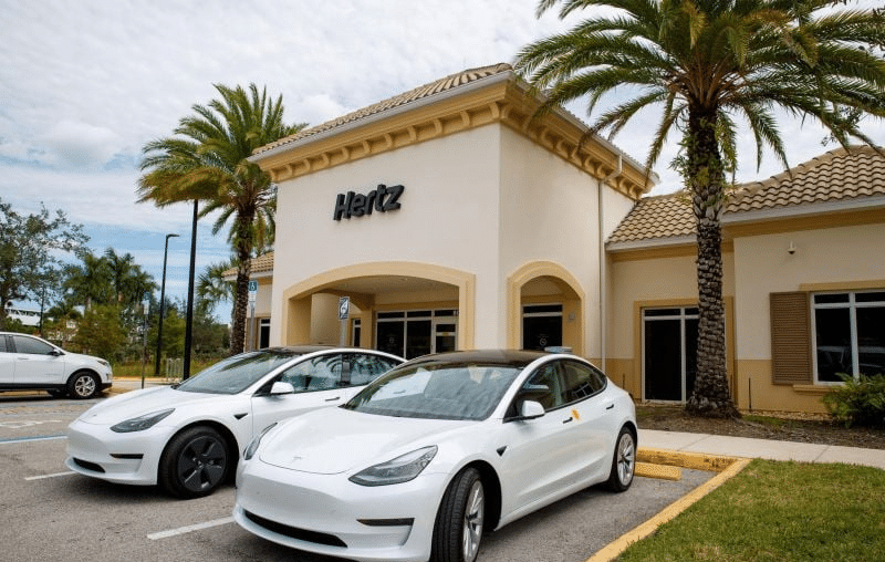 Hertz's Slow Progress in Electrification: A Setback for Tesla?